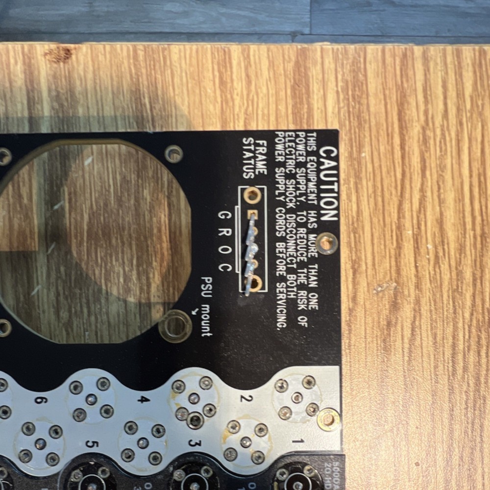 Evertz 500MI Backplane Board for Enterprise Network Server