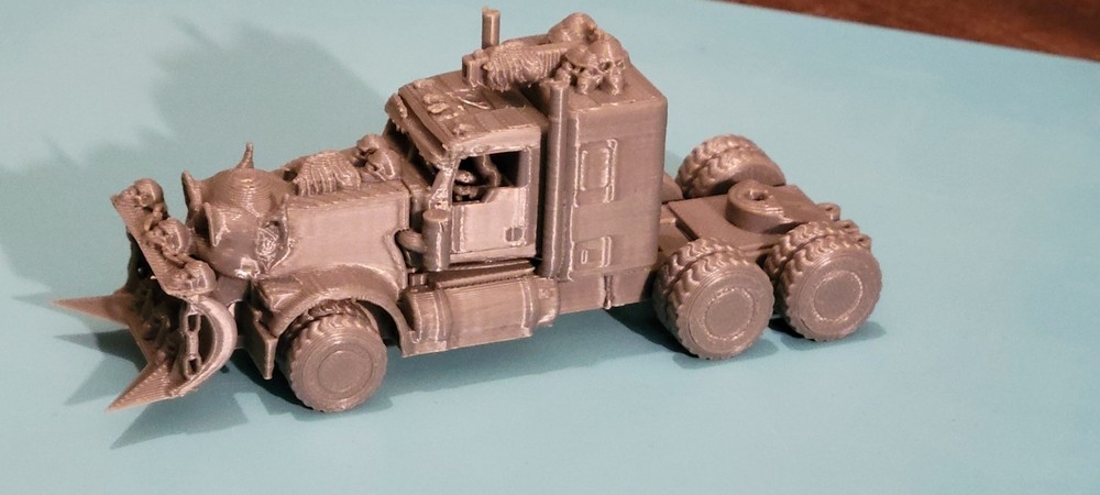 New!! Dead Mans War Rig 3d printed. 1/64 scale Wheels do roll.