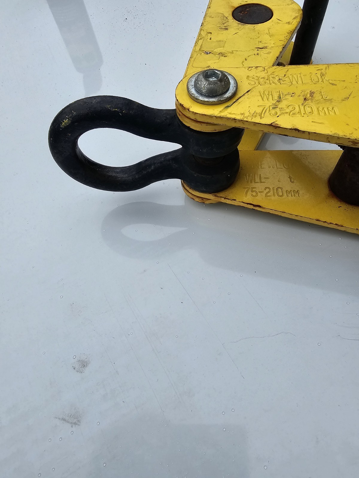 CM CAMLOK SCREWLOK SC922 2 TON WLL BEAM CLAMP 3"-8.25" FLANGE 4,000 #