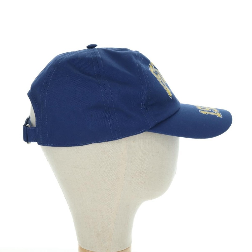 GUCCI Cap Canvas Blue 730186 Auth BA12036A