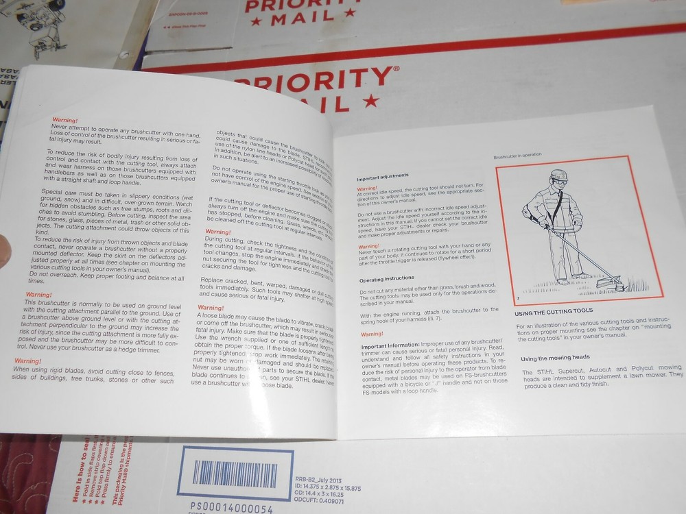 STIHL FS 44 OWNERS MANUAL
