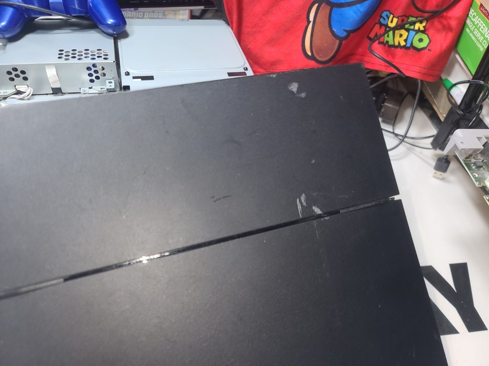 PlayStation 4 CUH-1001A Labeled EMPTY Bottom Case Shell w/Eject Button-Just OK
