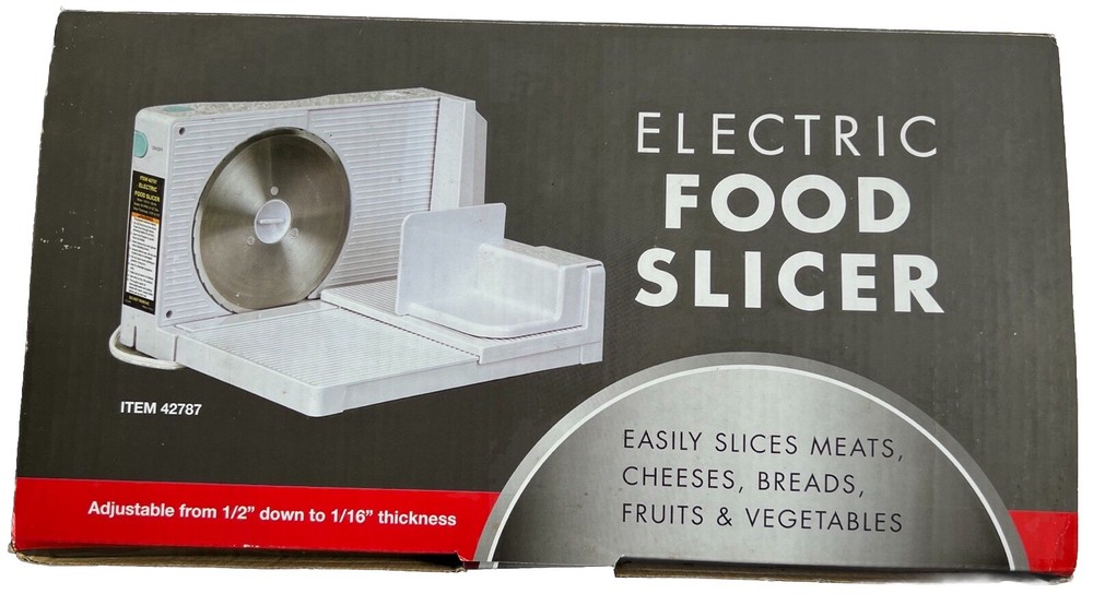 Electric Food Slicer Model #42787