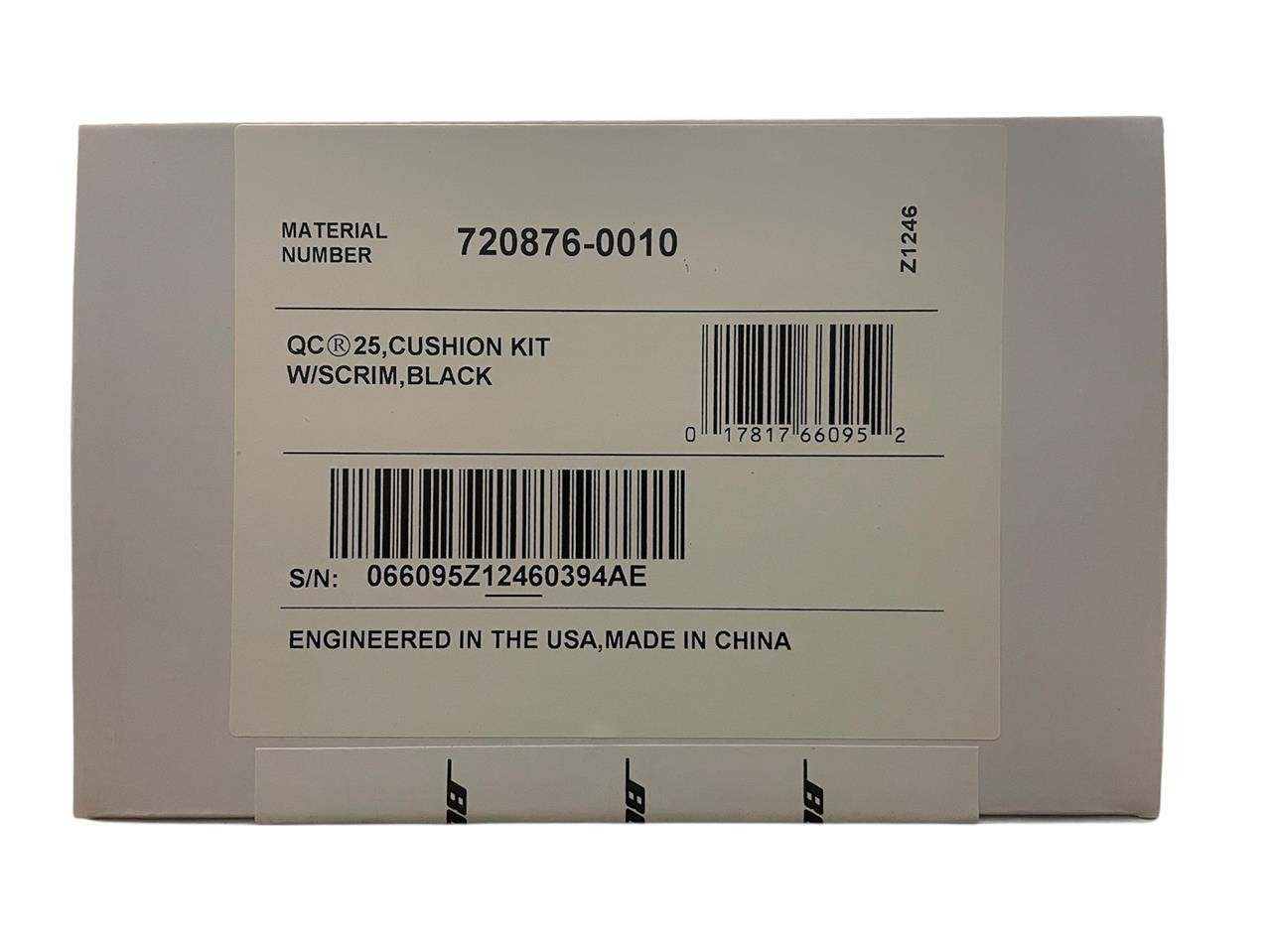 Original Bose QC25 Replacement Cushion Kit w/Scrim Black 720876-0010 New