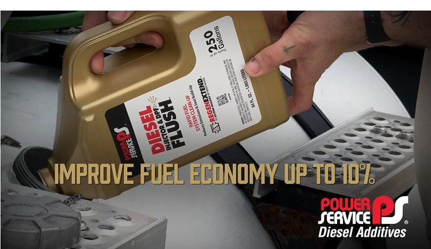 Diesel Injector & DPF Flush Cleaner – 64oz Fuel System Treatment