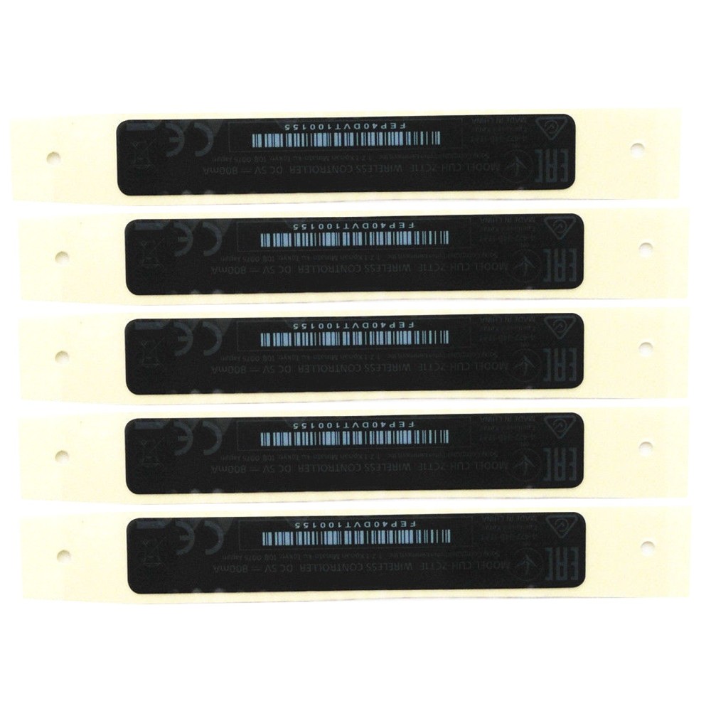 5 in 1 Pack Replacement Back Sticker Label For Playstation PS4 Controller