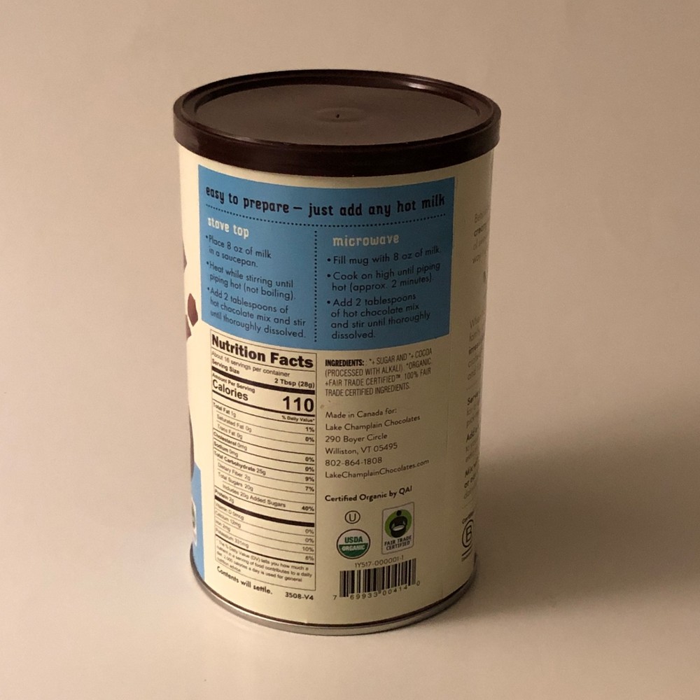 Lake Champlain Chocolates, Traditional Hot Chocolate, 16 oz