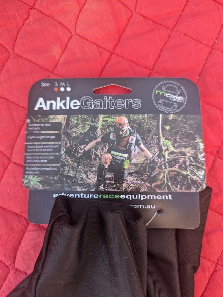 Ankle Gaiters Black Small