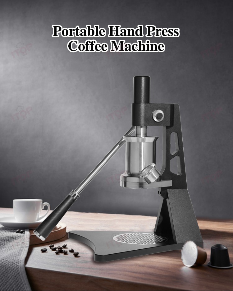 Hand Press Coffee Machine Manual Pressure 58mm Brewing Cafe Machine