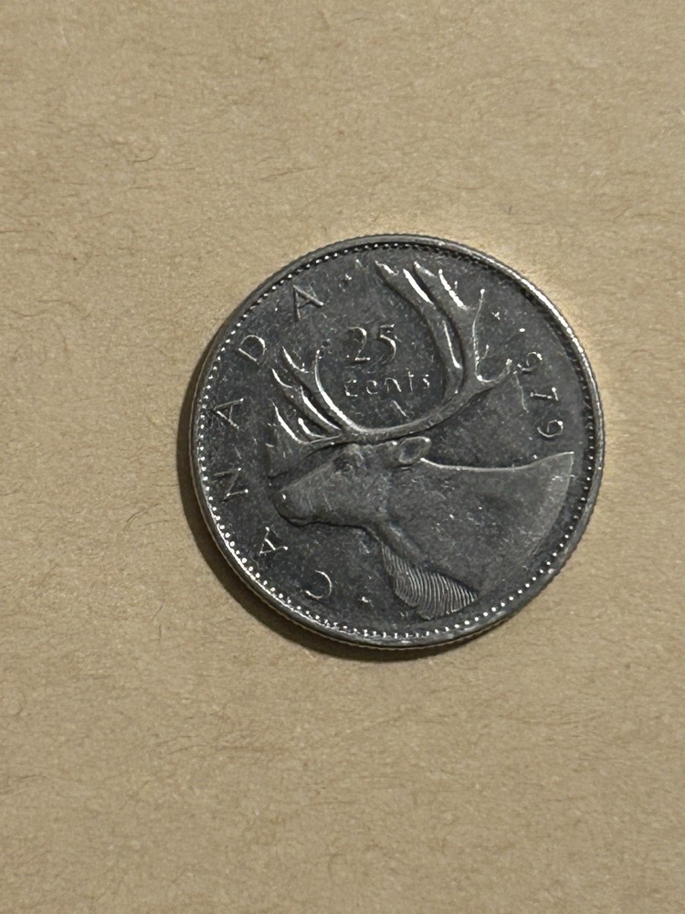 1979 Canada 25 Cents Coin