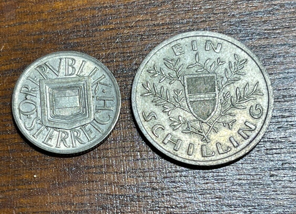 Austria 2 Coins Lot Great Condition High Value