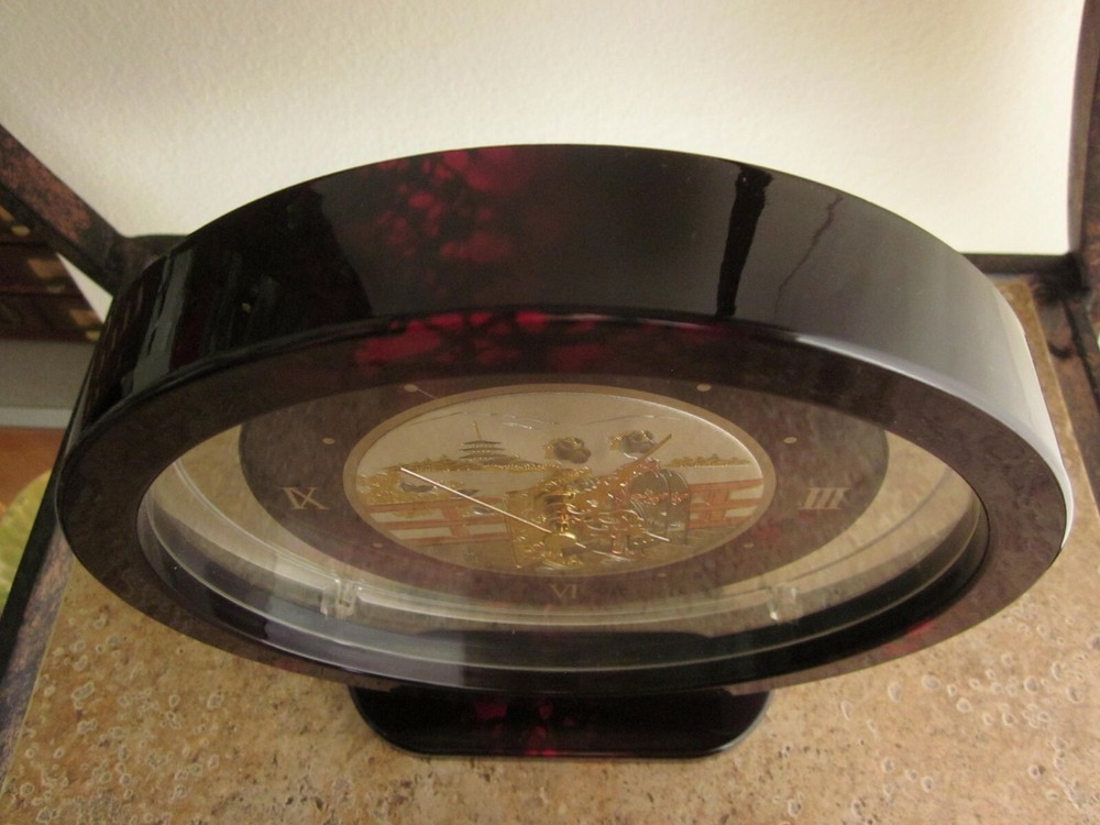 Japanese Theme Desk Clock Quartz Mantel Clock