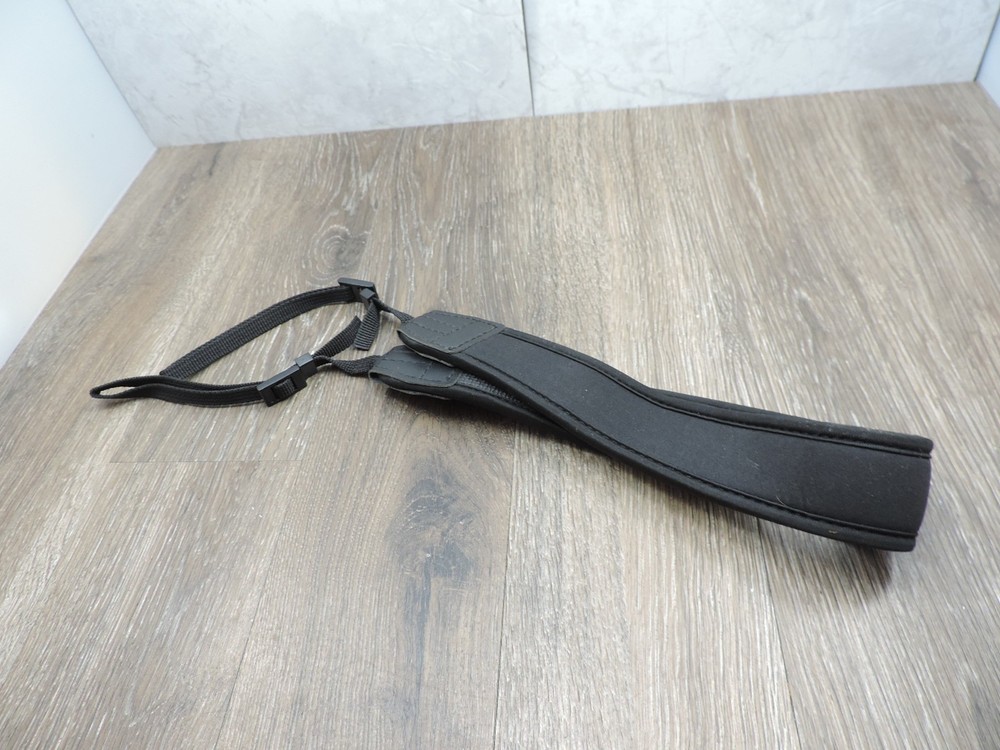 1.5" Black Neoprene Camera Strap 34" Length
