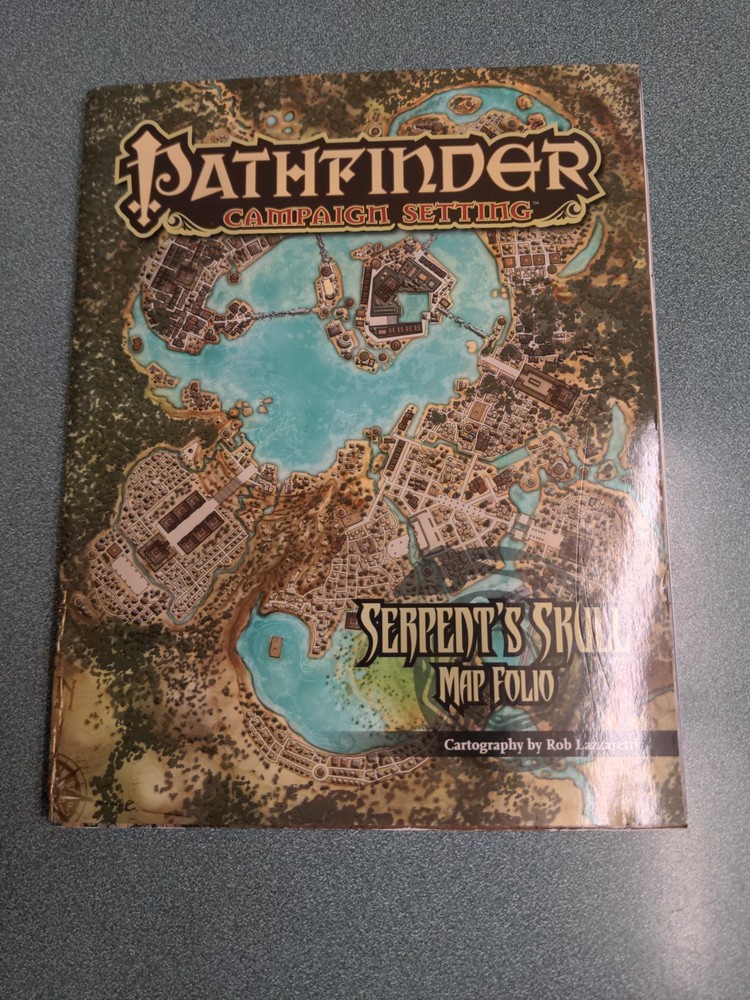Pathfinder Campaign Setting Serpents Skull Map Folio