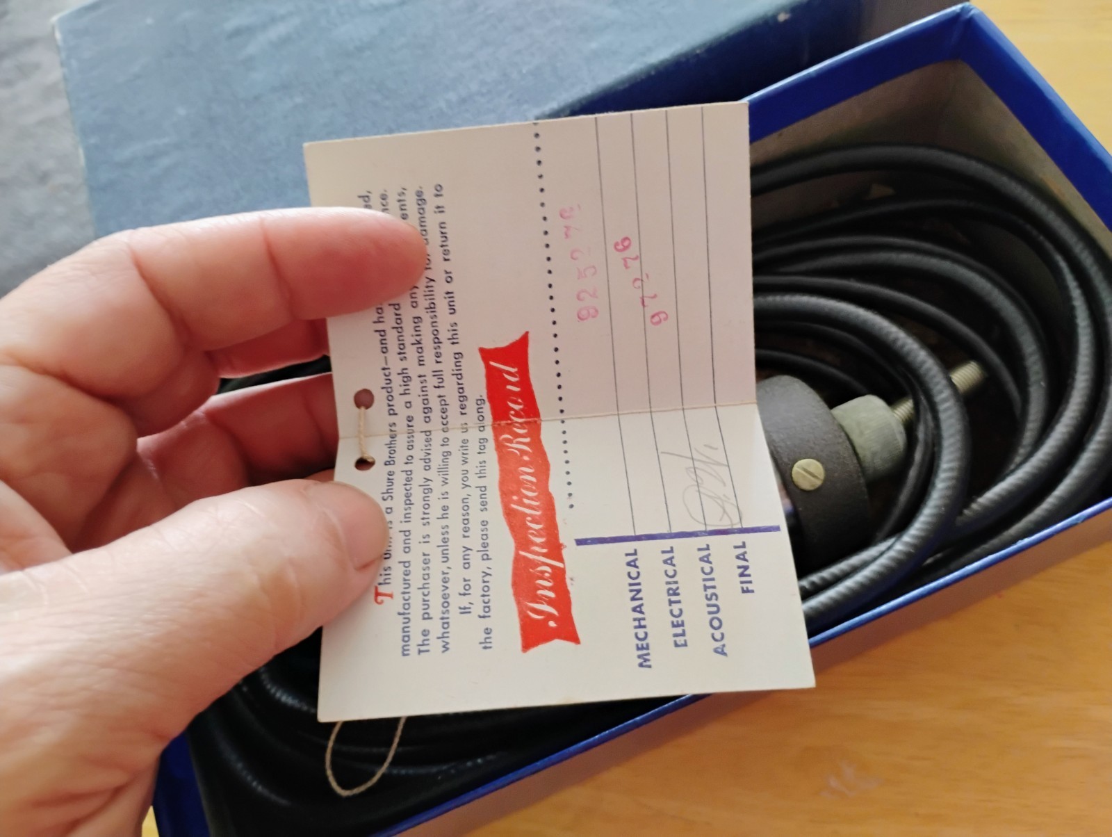 Vintage 1959s SHURE A86A MIC MICROPHONE SUT STEP UP Line TRANSFORMER In BOX