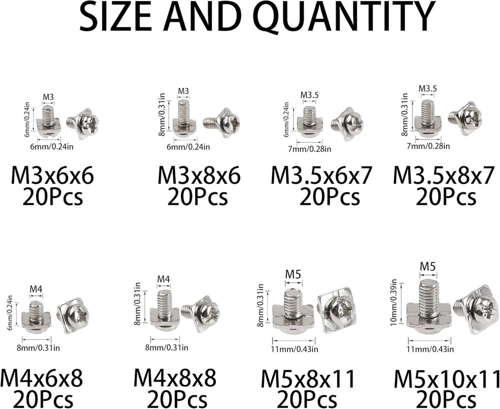 Terminal Block Screws with Washers Kit