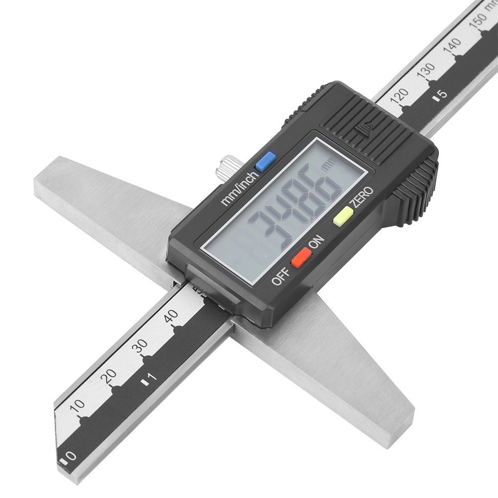 High Accuracy Stainless Steel Digital Depth Vernier Caliper For Precise Depth