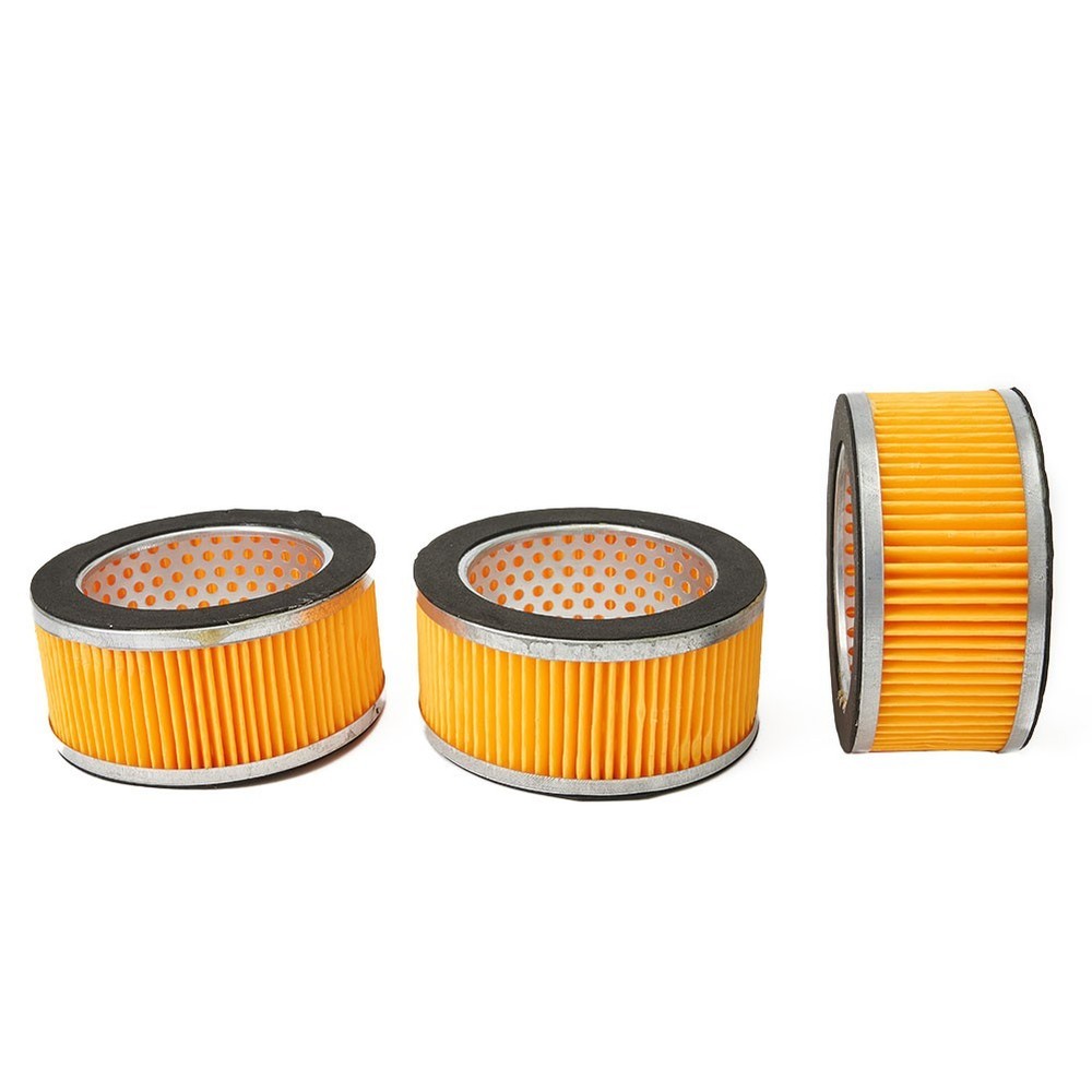 Yellow Cylinder Shape Air Compressor Element Filters Assembly Set Replacement
