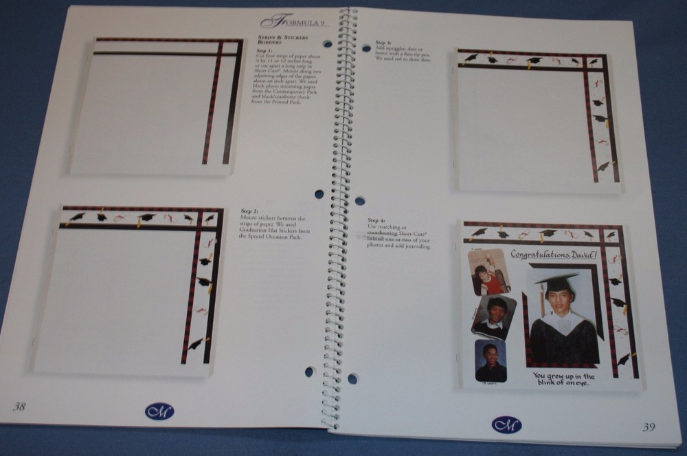 Creative Memories Scrapbooking Items Fast Formulas Design and Layout Cutting Mat