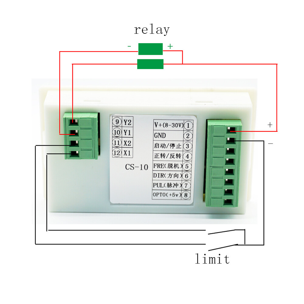 CS10-3 Stepper Motor Servo Motor Drive Stepless Speed Controller Pulse Generator