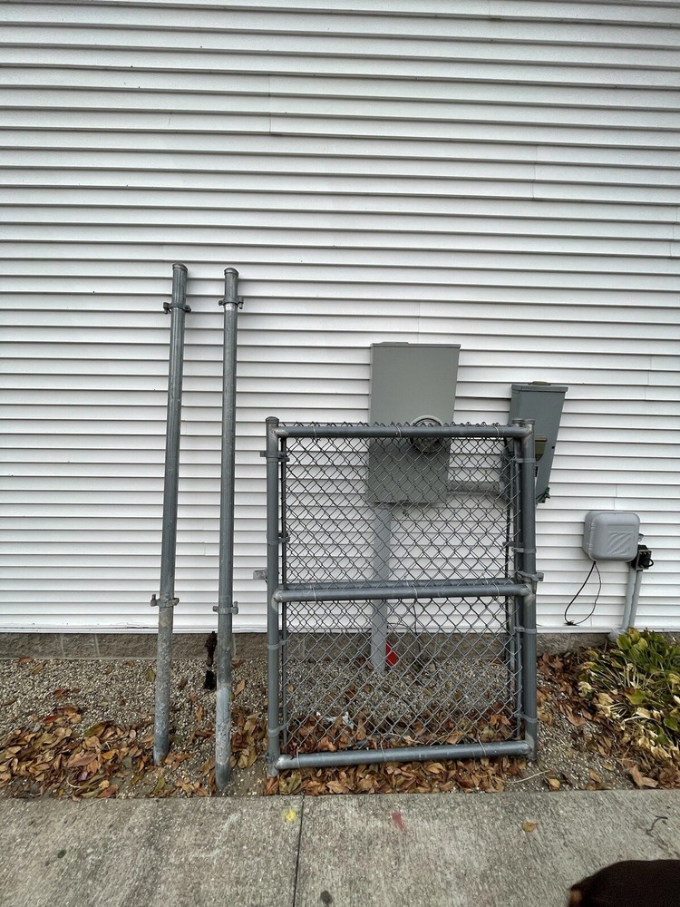 Chain Link Fence Dual Swing Gate