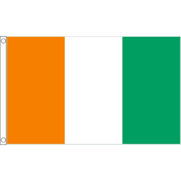 Ivory Coast Flag Table Hand Flags Bunting Party Pack Scrunchie Displays