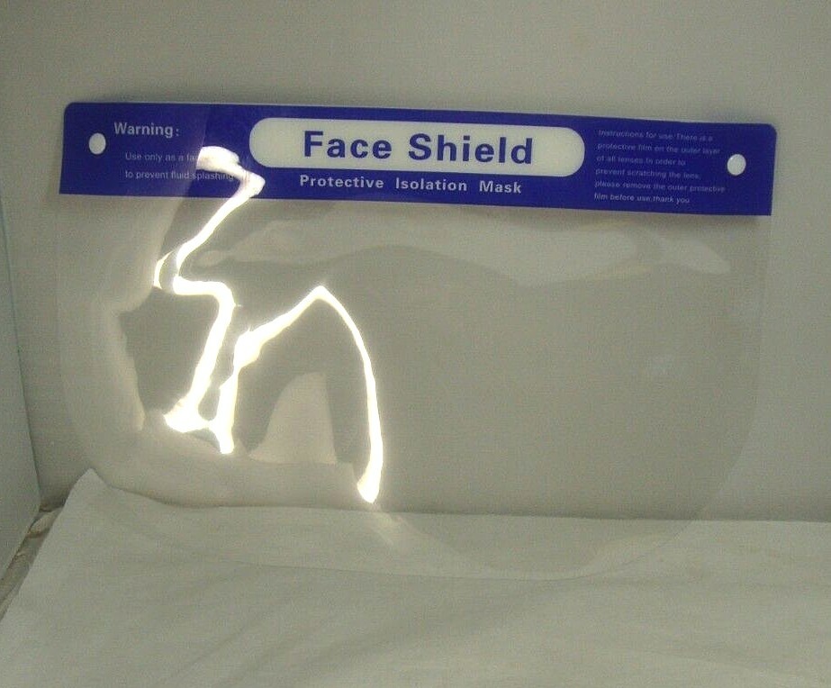 2 Pcs Reusable Face Shields