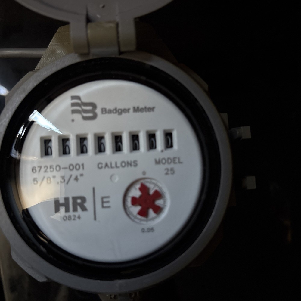 Badger Model 25 Water Meter Gallon Direct Read