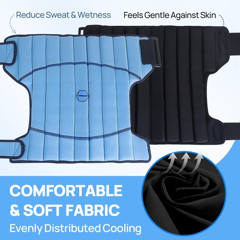 Hip Ice Pack Wrap, 2 Hours Long Lasting Cold for Hip Replacement Surgery, Fle...