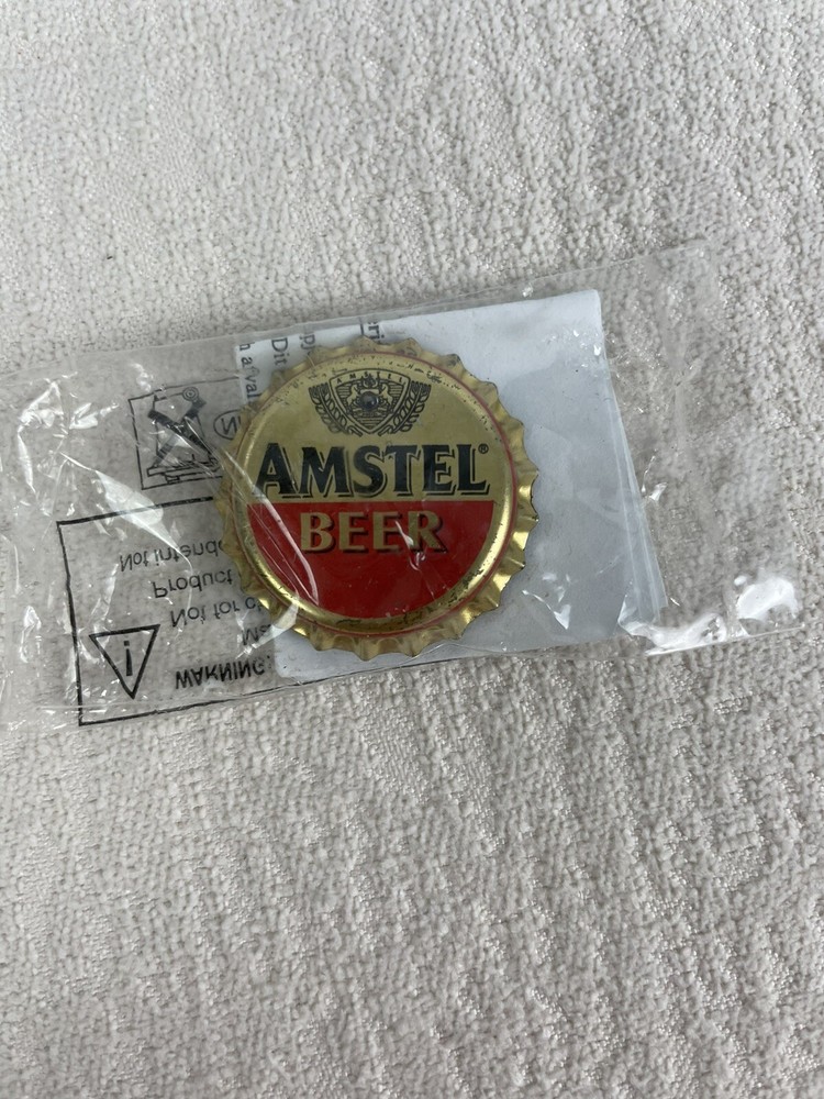 Amstel Light Golden Bottle Cap Light Up Illuminated Pin