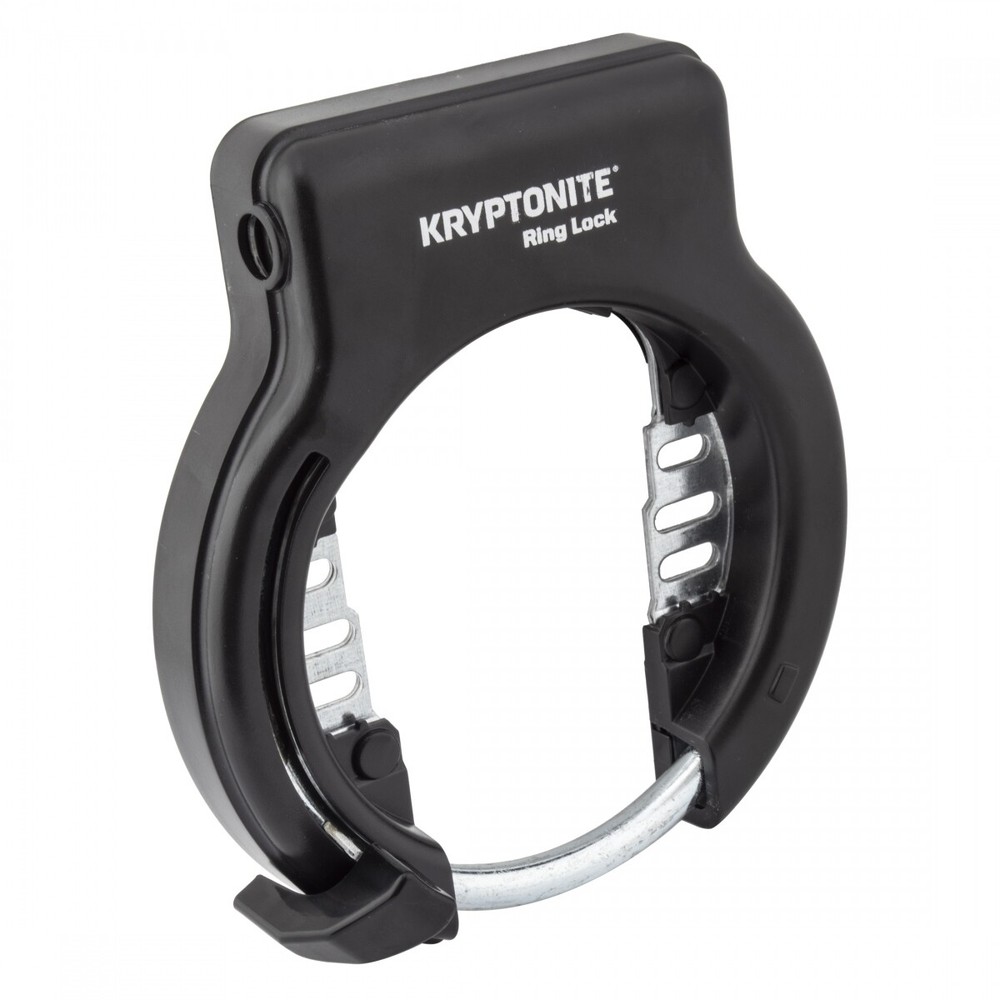 Kryptonite Ring Wheel Lock Black Includes Flexible Mount Non-Key Retaining