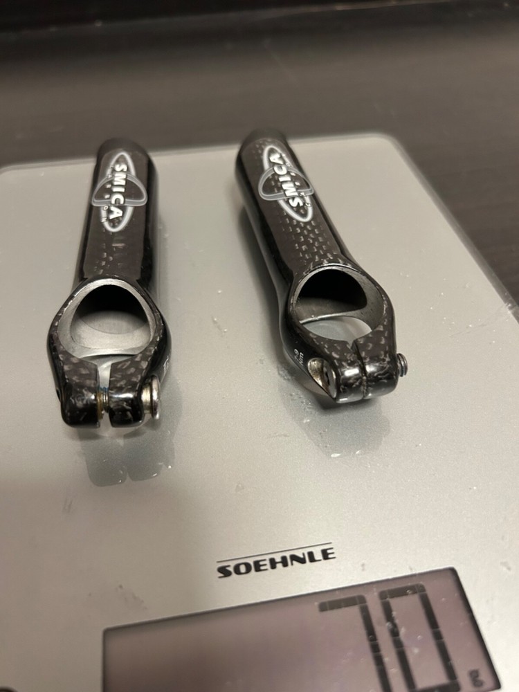 NEW Smica Carbon/AL Bar Ends Black