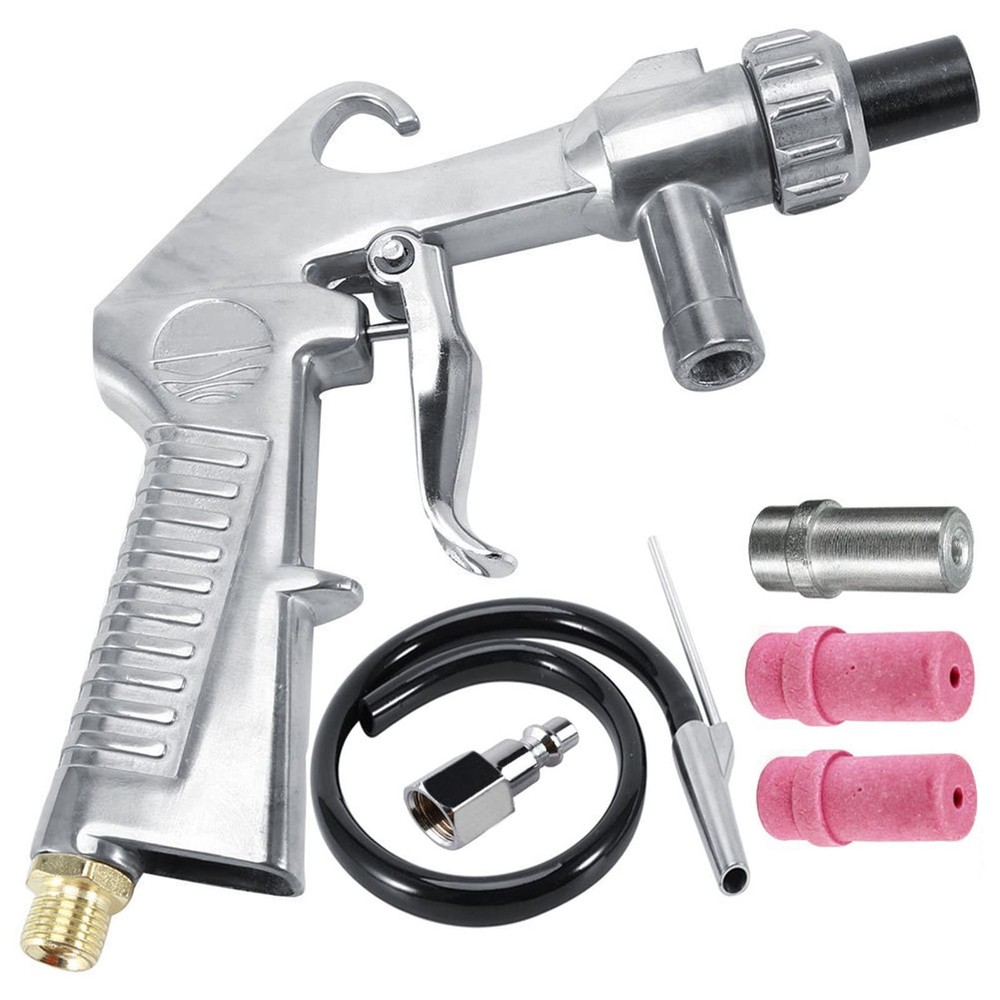 Sandblaster Sand Blaster Gun Kit For Abrasive Media Blaster Sandblasting Cabinet