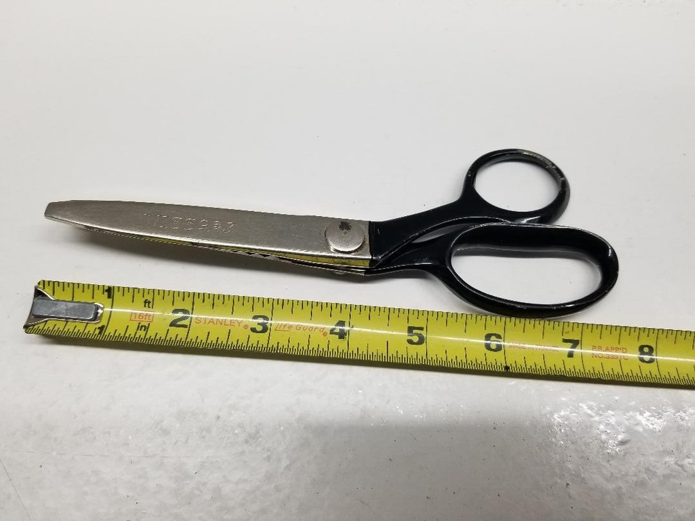Vintage Wiss CB 7 Pinking Shears; U.S.A Zig Zag Cut Scissors tested, clean cuts