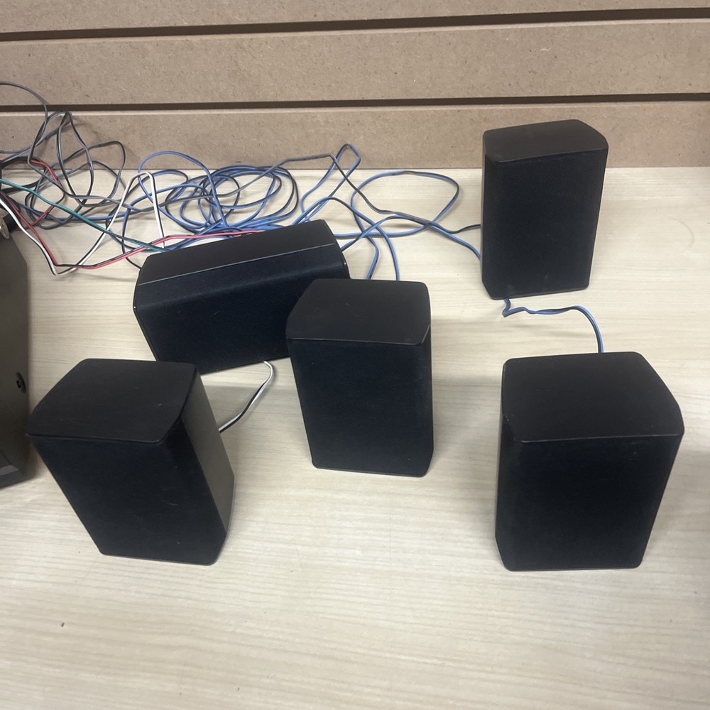 RCA Home Theater System Bluetooth Receiver RT2781BE Full Set Speakers UNTESTED