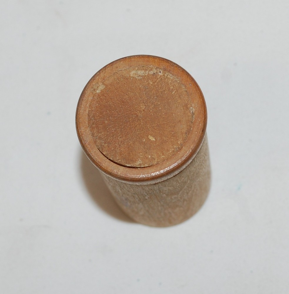 Vintage Wood Container Sewing needle box Unknown Maker Preowned