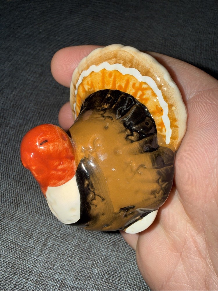 Nora Fleming Thanksgiving Turkey Embossed With NF initials and Dimples Retired