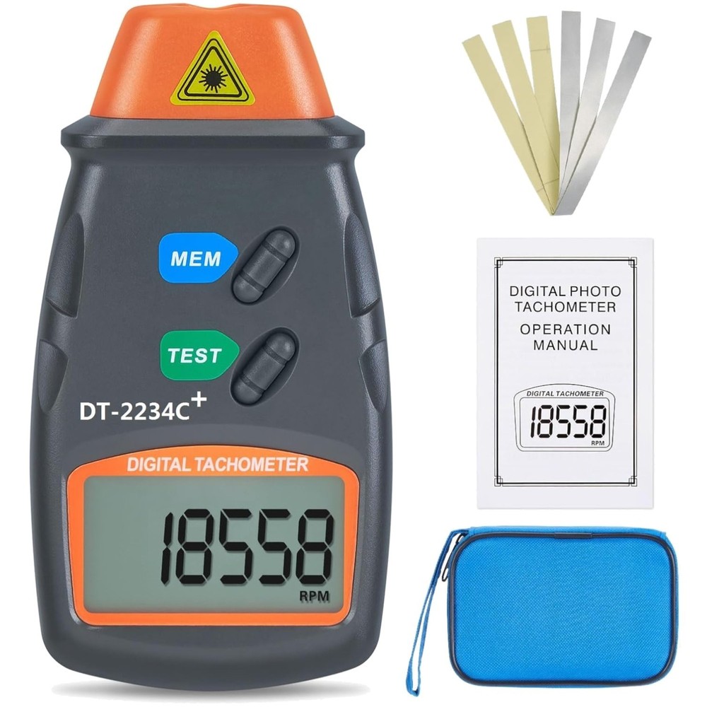 Microcomputer Technology Tachometer - Laser RPM Reader