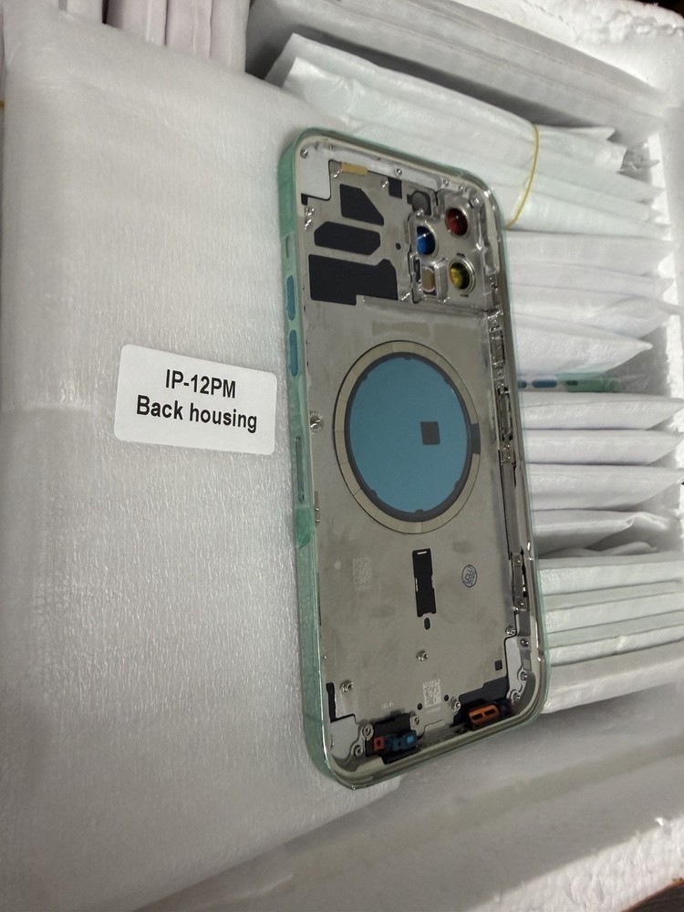 iPhone 12 Pro Max Back housing frame Replacement Back Glass Buttons MagSafe OEM