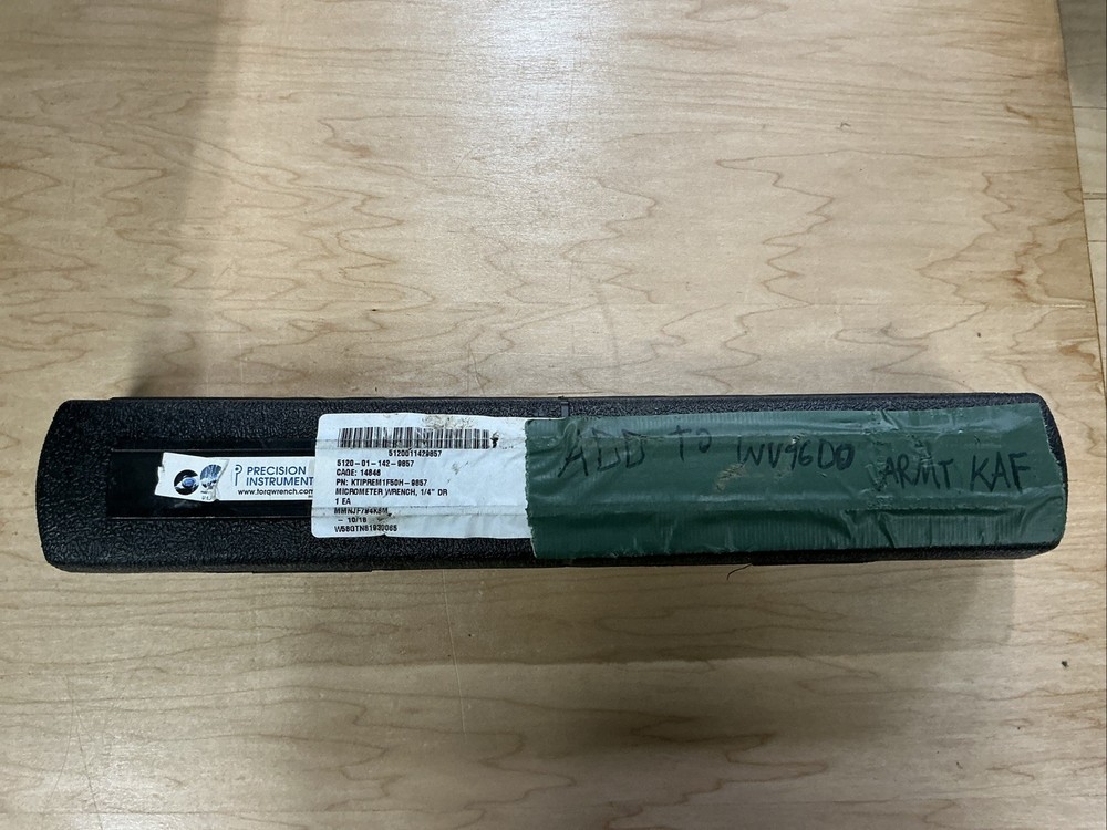 Precision Instruments Micrometer Torque Wrench M1F50H 1/4in 50lb