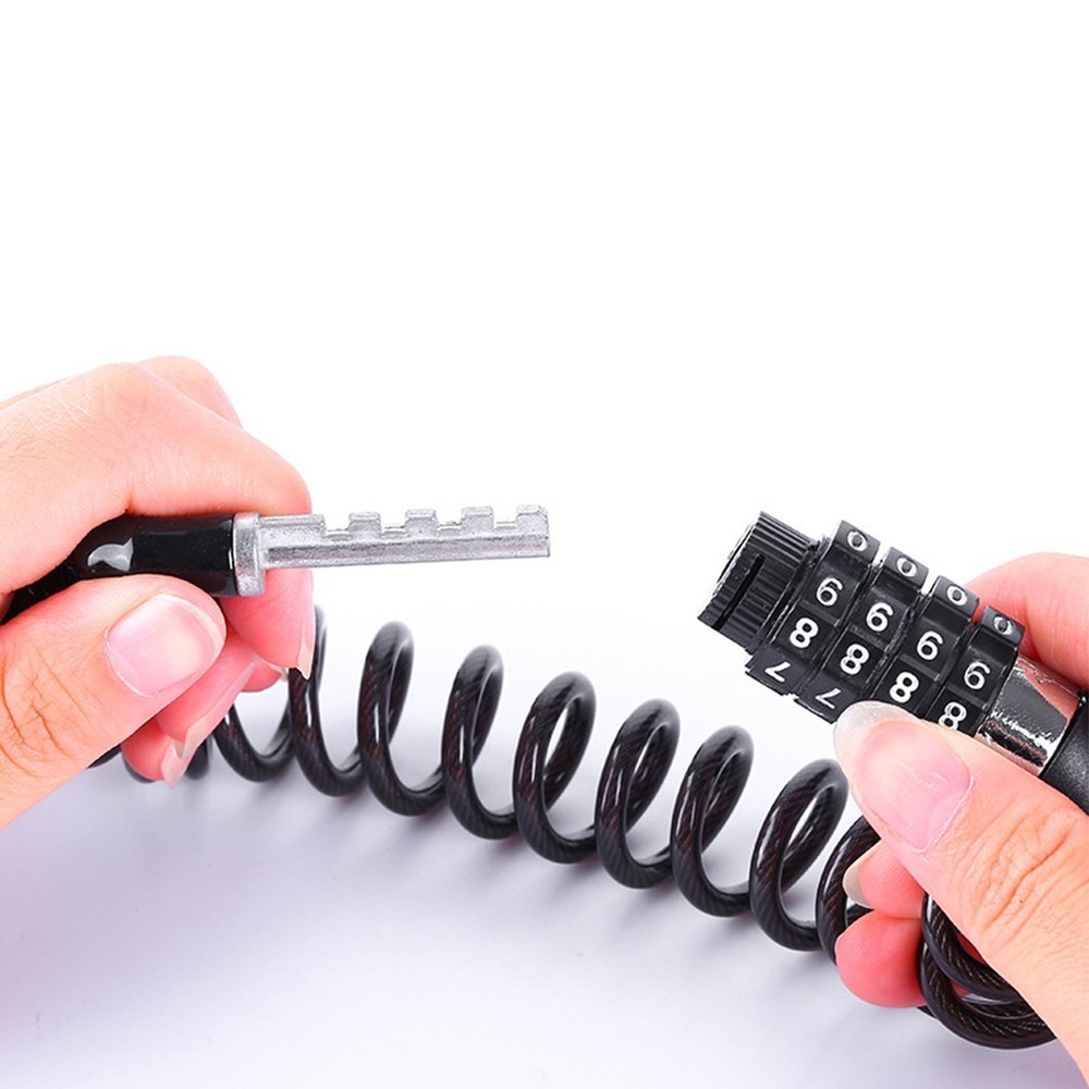 Bicycle Password Lock Lock Cycling Security Helmet Lock Locks & Security