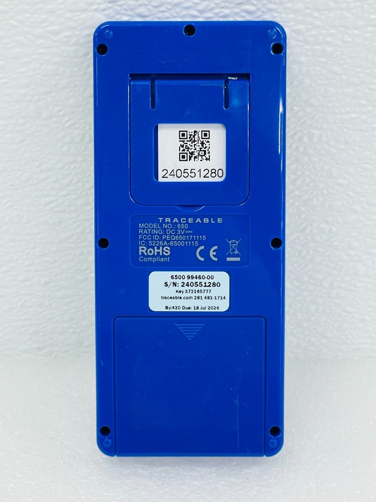 USED - Traceable 6500 Wi-Fi Data Logging Refrigerator/Freezer Thermometer