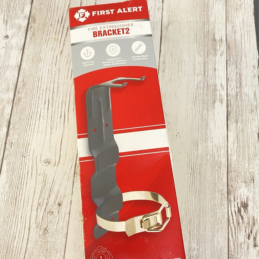 First Alert Mounting Bracket for Fire Extinguisher bracket2, NEW