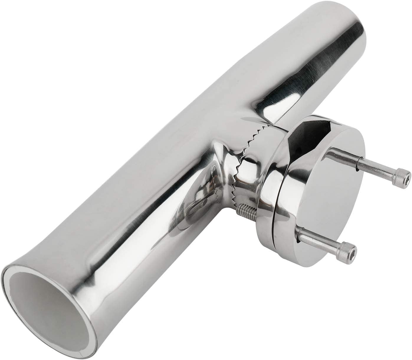 4 Pack Boat Fishing Rod Holder Tournament Style Clamp on for Rails 1-1/4" to 2"