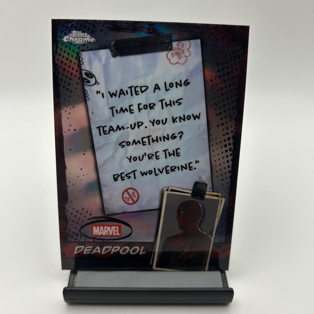 2025 Topps Chrome Deadpool - Base, Inserts, & Parallels (#1/2)