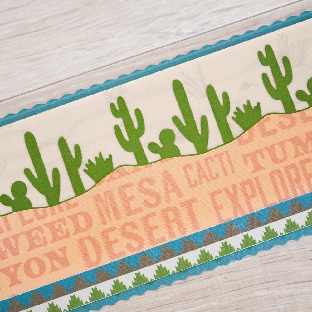 Creative Memories Cacti Decorative Border Punch - New 2025