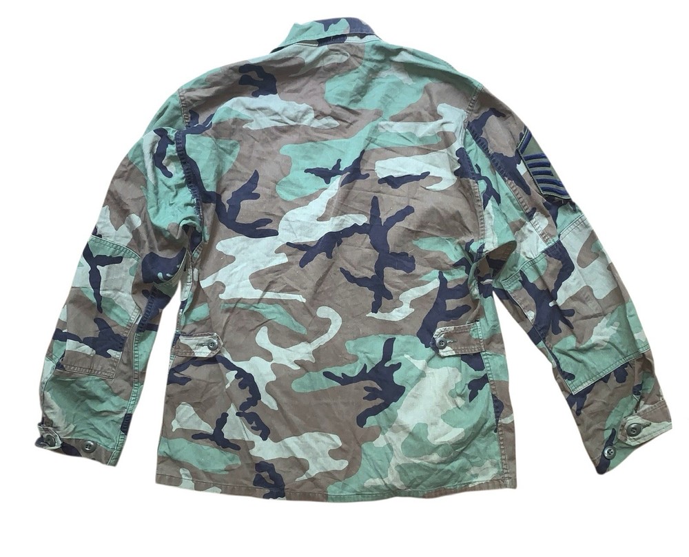 US Air Force Prime BEEF Civil Engineering BDU Jacket Staff Sergeant Medium Camo