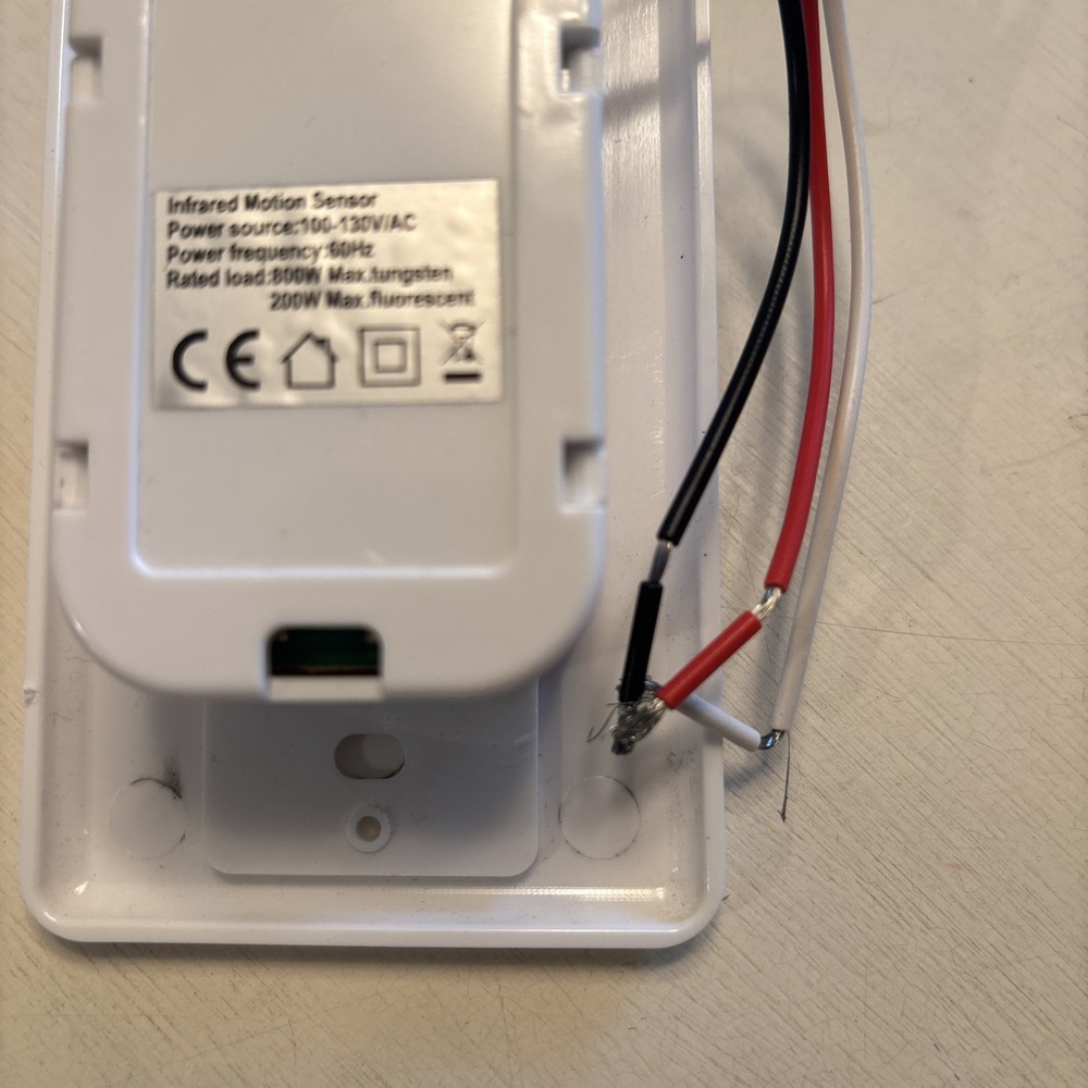 Automatic PIR Occupancy Motion Sensor Light Switch Auto On/Off Infrared -