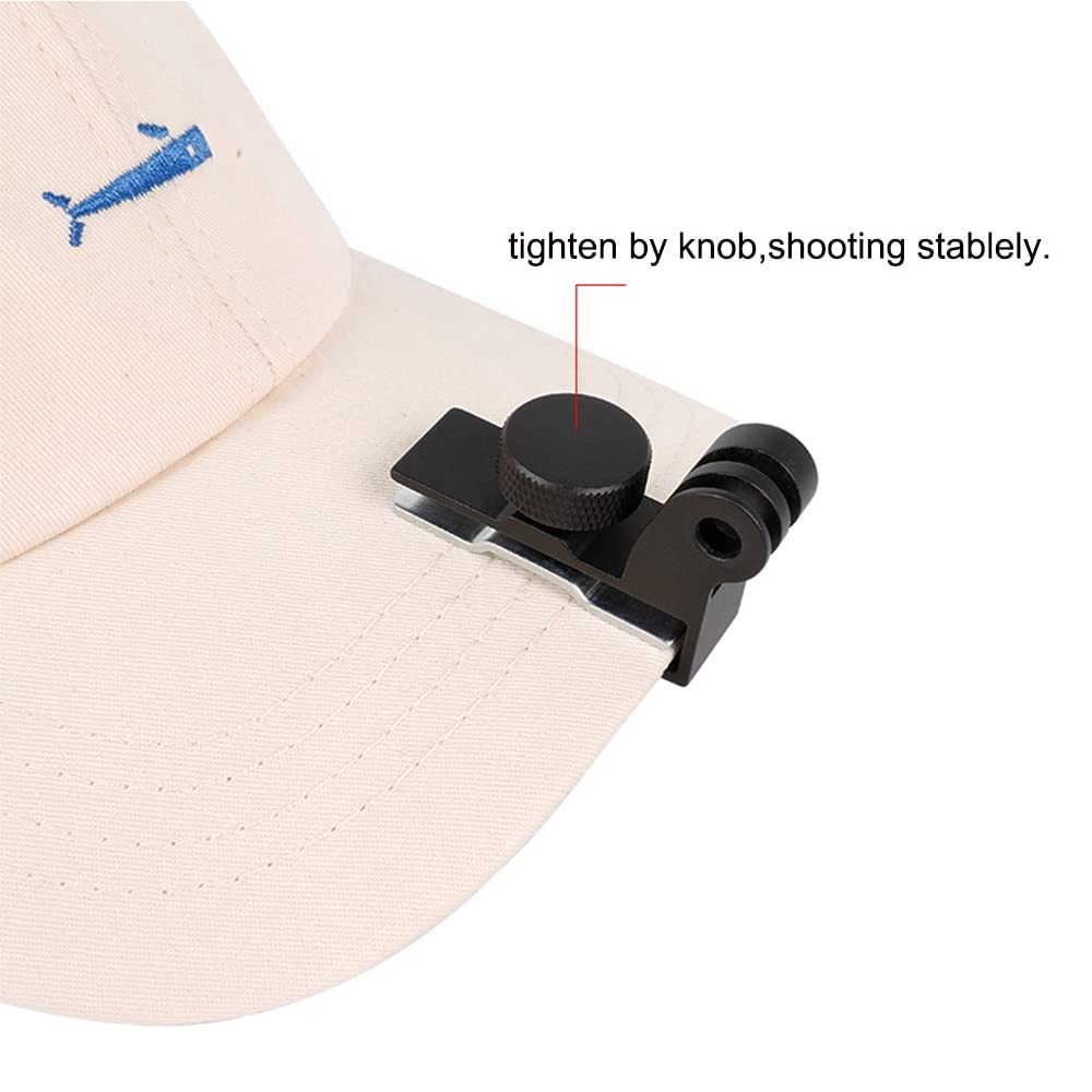 PellKing Baseball Cap Metal Clip Mount Clamp Quick Release Black