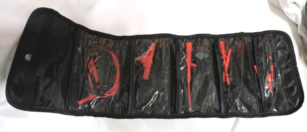 16 pc Electrical Multimeter Test Leads Set with Alligator Clips Test Hook Test